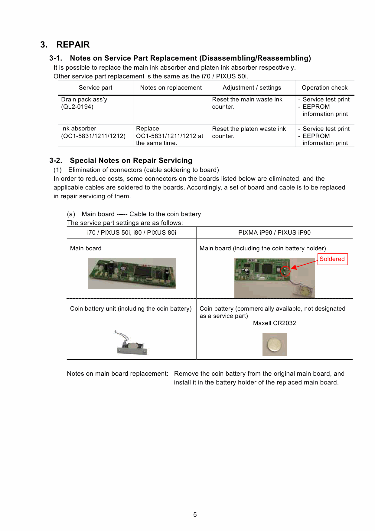 Canon PIXMA iP90 Service Manual-2